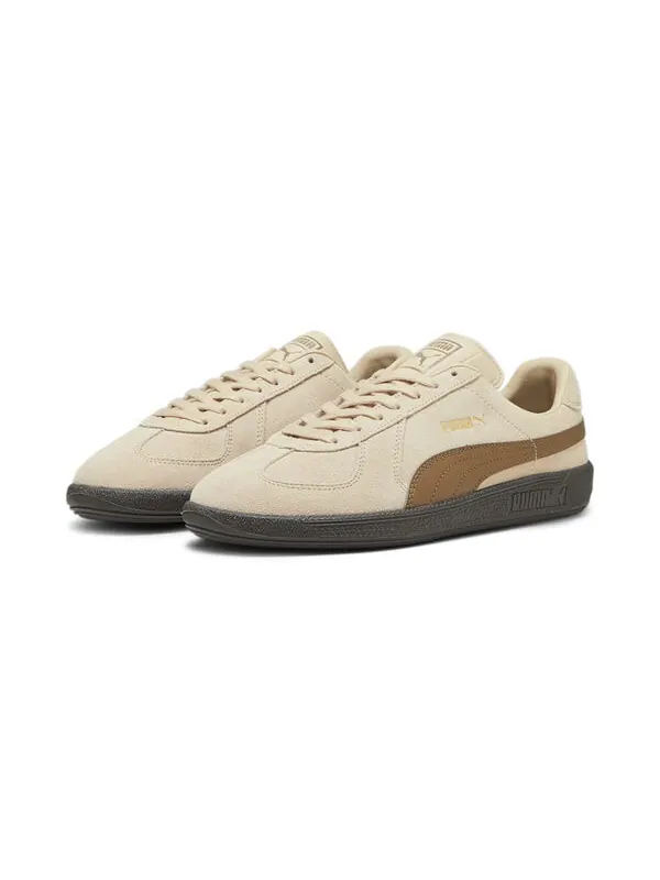 Кроссовки army trainer suede ' Puma — изображение 3 из 4, бежевый/коричневый