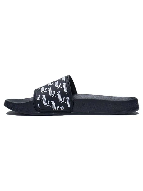 Тапочки leadcat 2.0 shower slide 'allover print' Puma — изображение 2 из 4, черный/белый