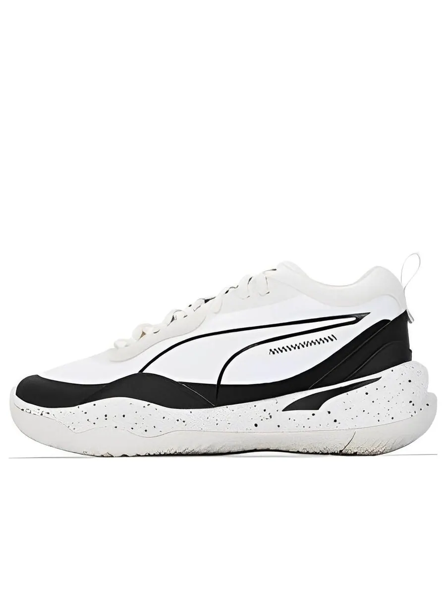 Кроссовки PUMA Playmaker 'Spray White Black' — изображение 1 из 6, белый