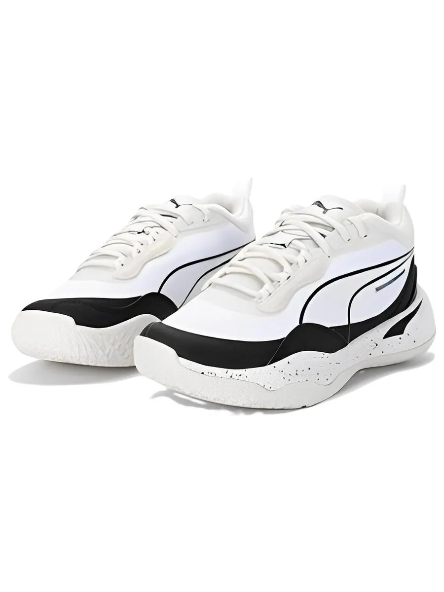 Кроссовки PUMA Playmaker 'Spray White Black' — изображение 3 из 6, белый