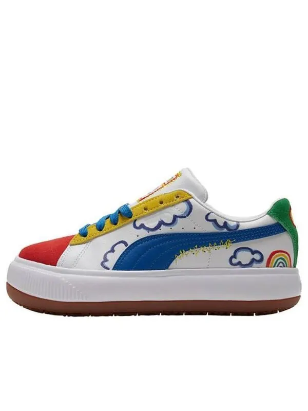 Кроссовки x flabjacks suede mayu 'happy doing nothing island' Puma — изображение 1 из 4, красный