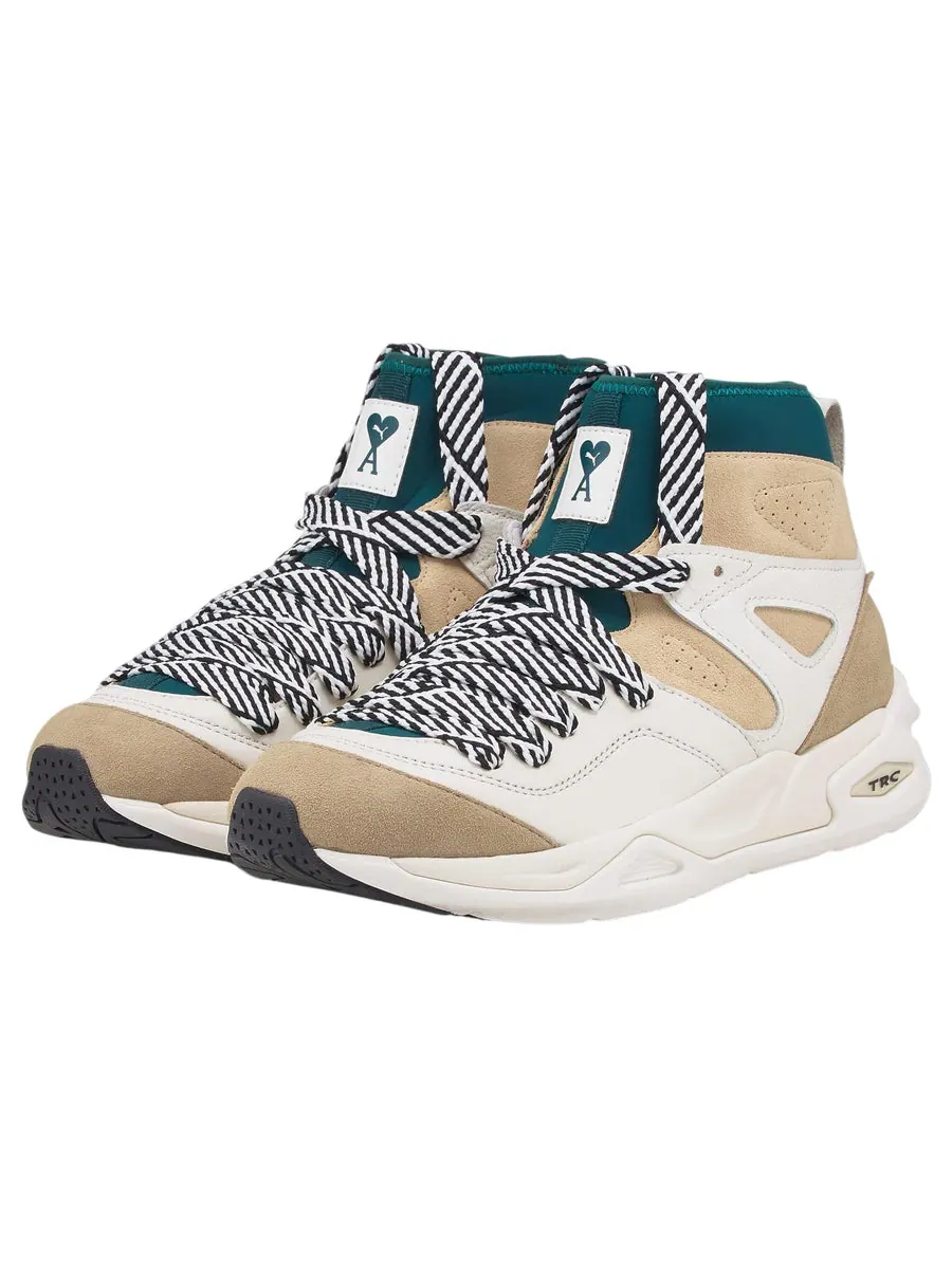 Кроссовки PUMA TRC Blaze Mid x AMI 'Light Sand' — изображение 3 из 6, коричневый