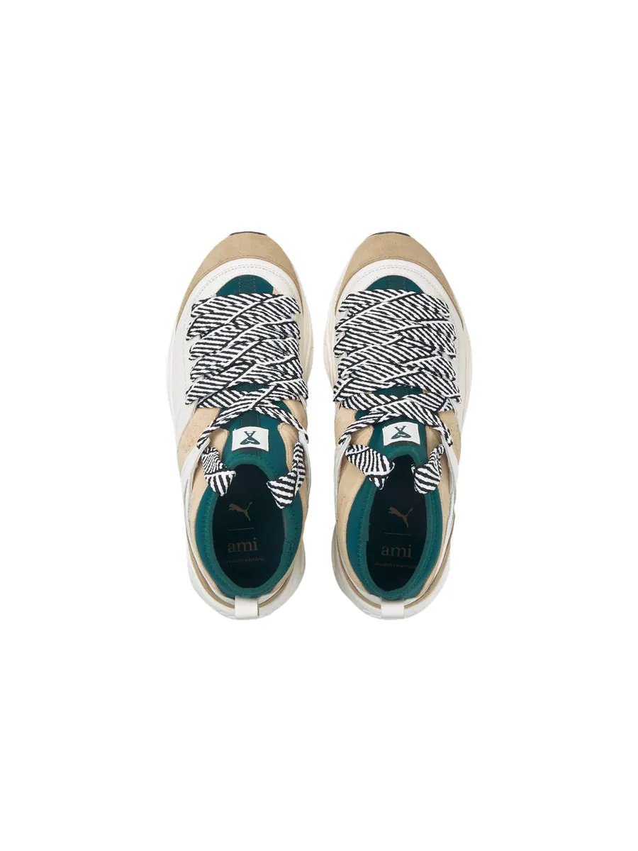 Кроссовки PUMA TRC Blaze Mid x AMI 'Light Sand' — изображение 4 из 6, коричневый