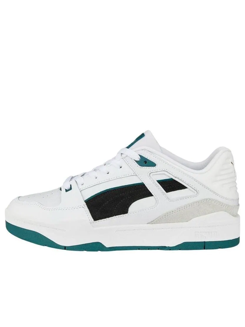 Кеды PUMA Slipstream Suede FS 'White Black Green' — изображение 1 из 5, белый