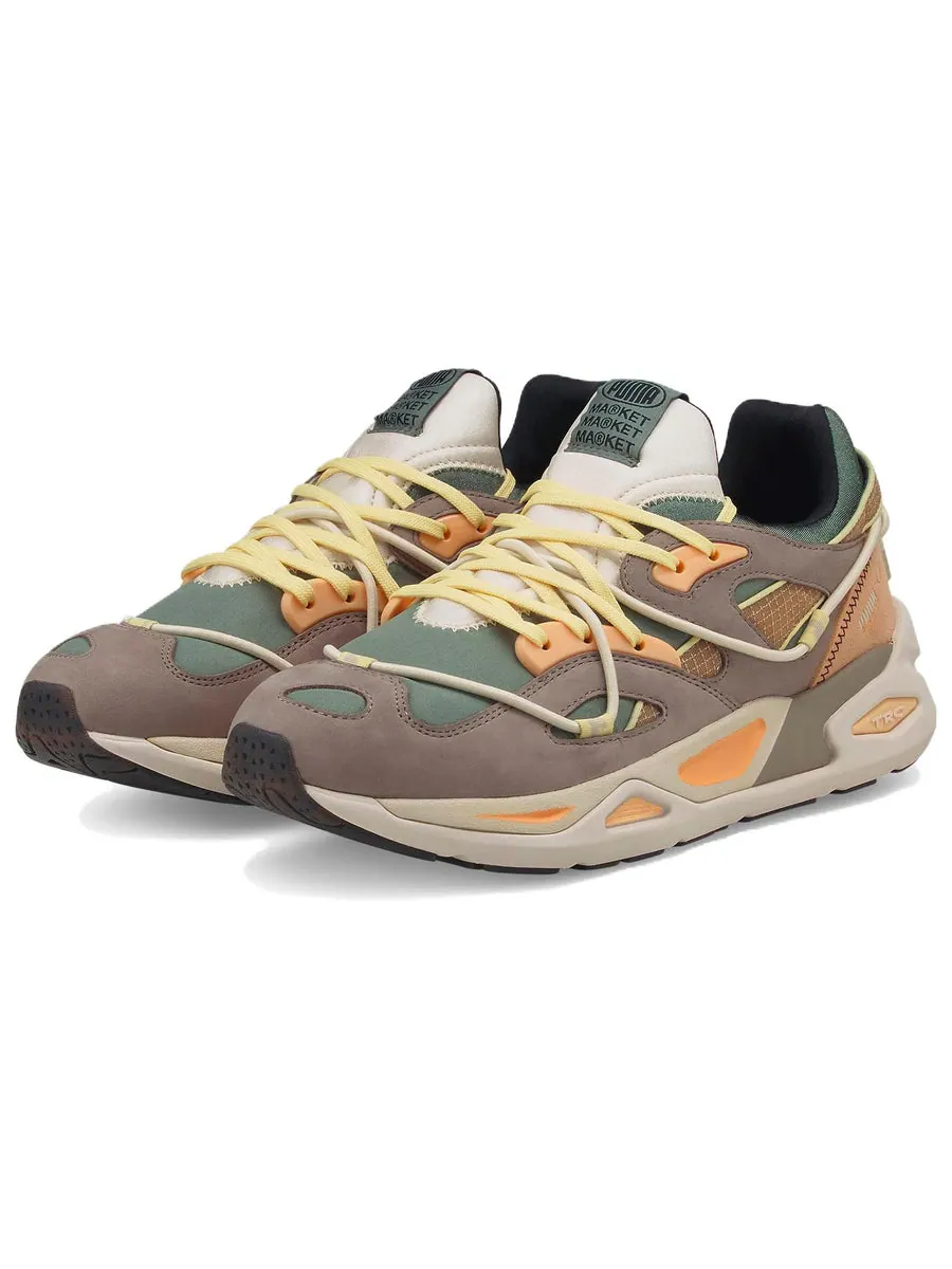 Кроссовки PUMA TRC Blaze x Market 'Flint Grey Laurel Wreath' — изображение 3 из 6, серый