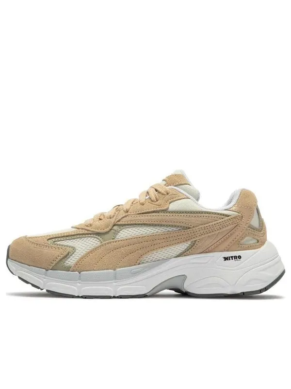 Кроссовки teveris nitro 'light sand' Puma — изображение 1 из 4, коричневый/белый