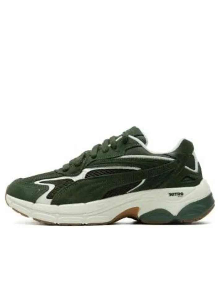 Кроссовки PUMA Teveris Nitro 'Dark green' — изображение 1 из 3, зеленый
