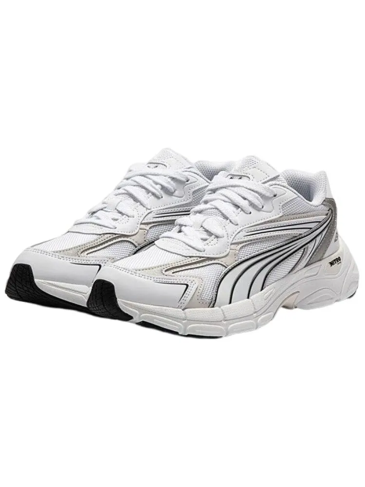 Беговые кроссовки PUMA Teveris Nitro Noughties 'White Gray' — изображение 3 из 6, белый