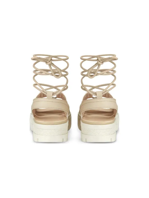 Сандалии mayze laces sandals 'granola' Puma — изображение 4 из 4, слоновая кость