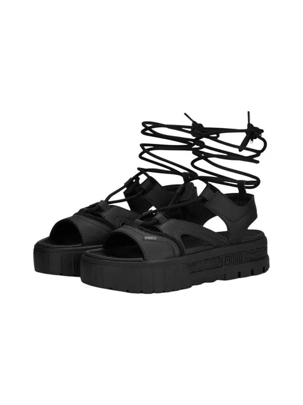 Сандалии mayze sandal laces 'black' Puma — изображение 2 из 4, черный