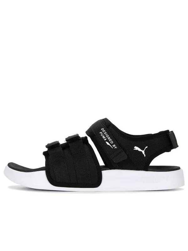 Сандалии leadcat city sandal 'black white' Puma — изображение 1 из 4, черный/белый