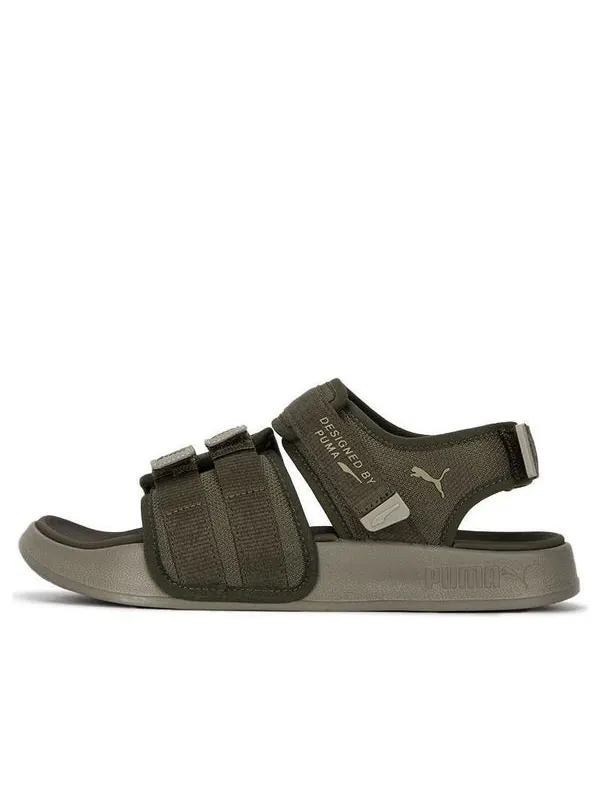 Сандалии leadcat city sandal 'green moss' Puma — изображение 1 из 4, зеленый