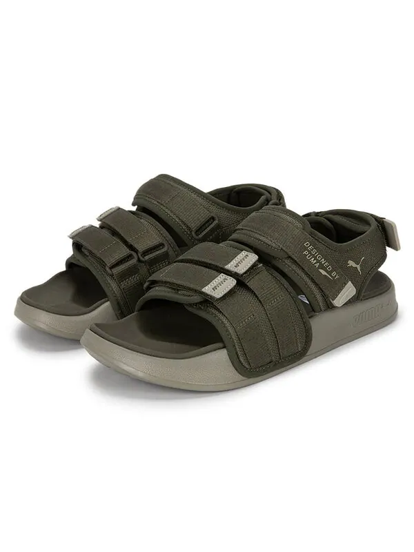 Сандалии leadcat city sandal 'green moss' Puma — изображение 3 из 4, зеленый
