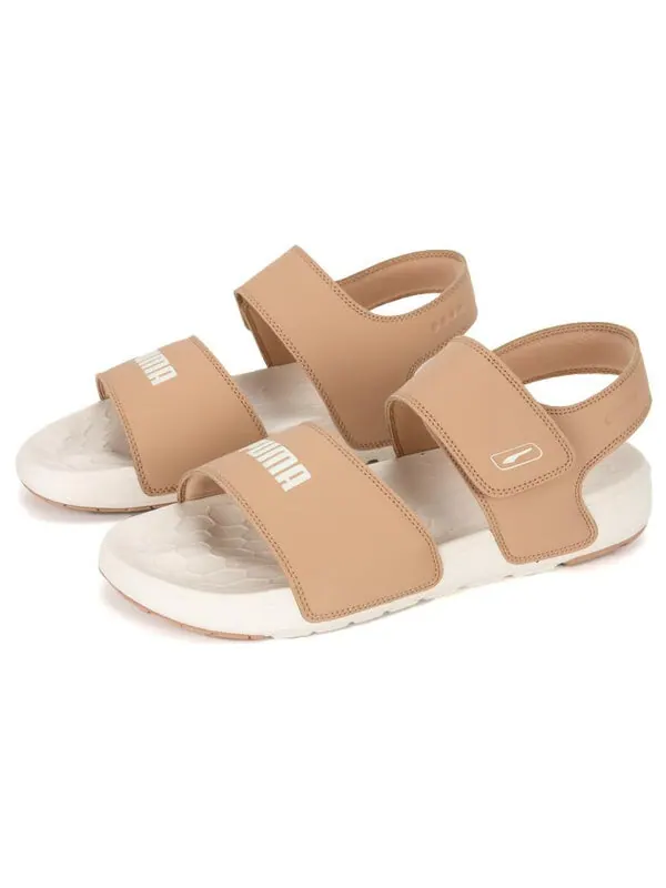 Сандалии softride sandal pure 'beige' Puma — изображение 3 из 4, бежевый/белый