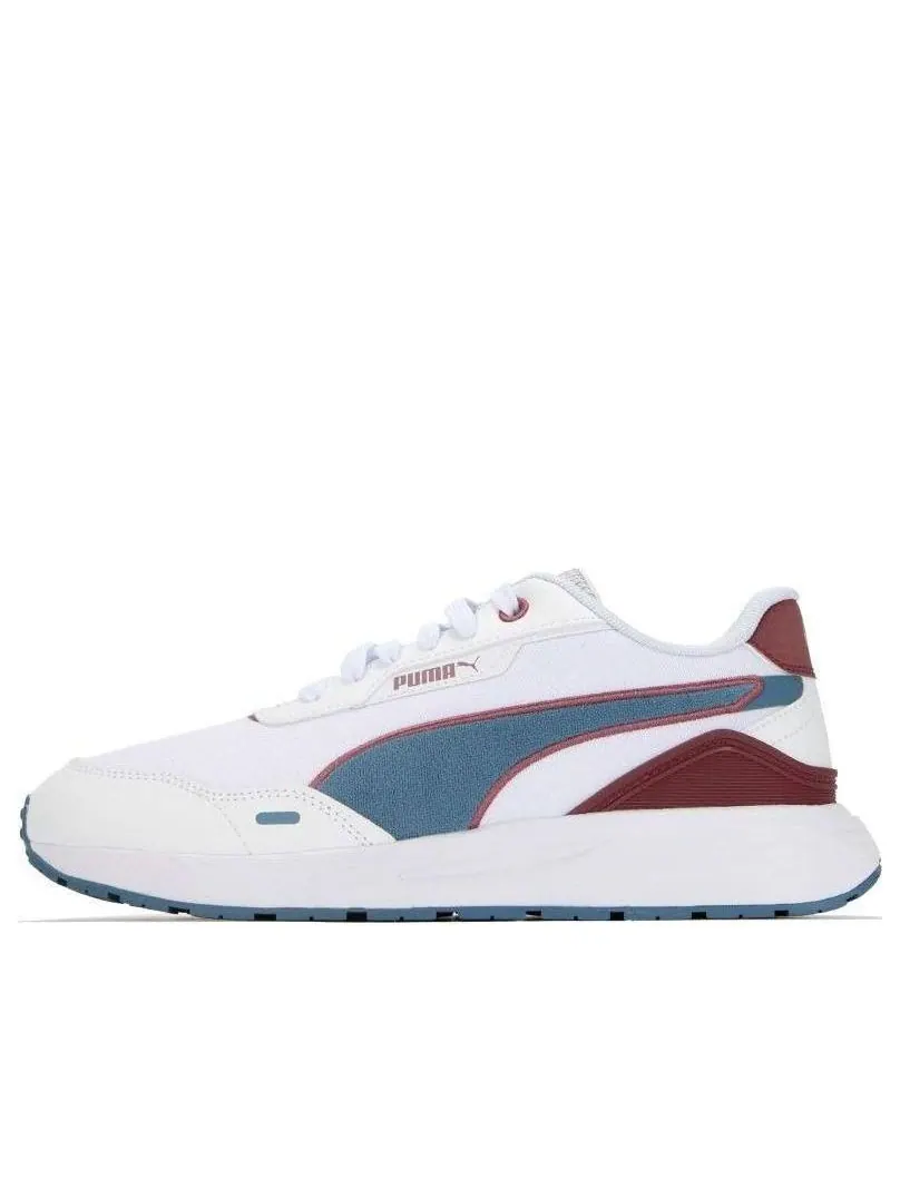 Кроссовки PUMA Runtamed Plus Retro Prep 'White Blue' 389237-01 — изображение 1 из 5, белый синий