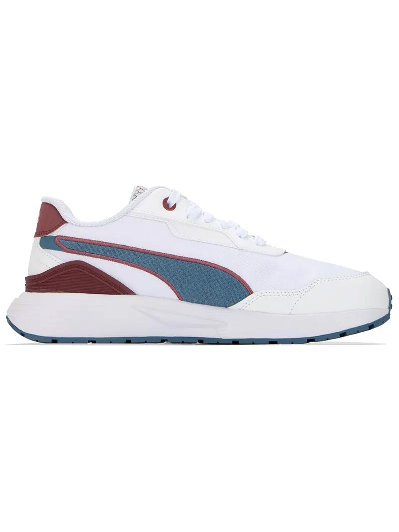 Кроссовки PUMA Runtamed Plus Retro Prep 'White Blue' 389237-01 — изображение 2 из 5, белый синий