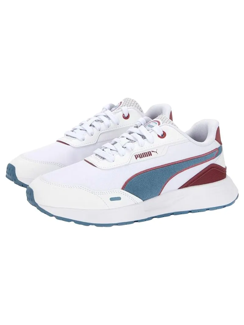 Кроссовки PUMA Runtamed Plus Retro Prep 'White Blue' 389237-01 — изображение 3 из 5, белый синий