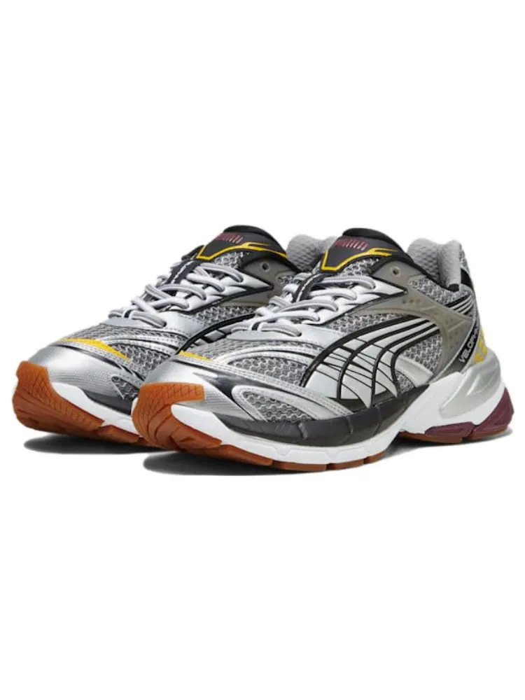 Кроссовки PUMA Velophasis 'Phased Silver Burgundy Yellow' — изображение 3 из 4, черный