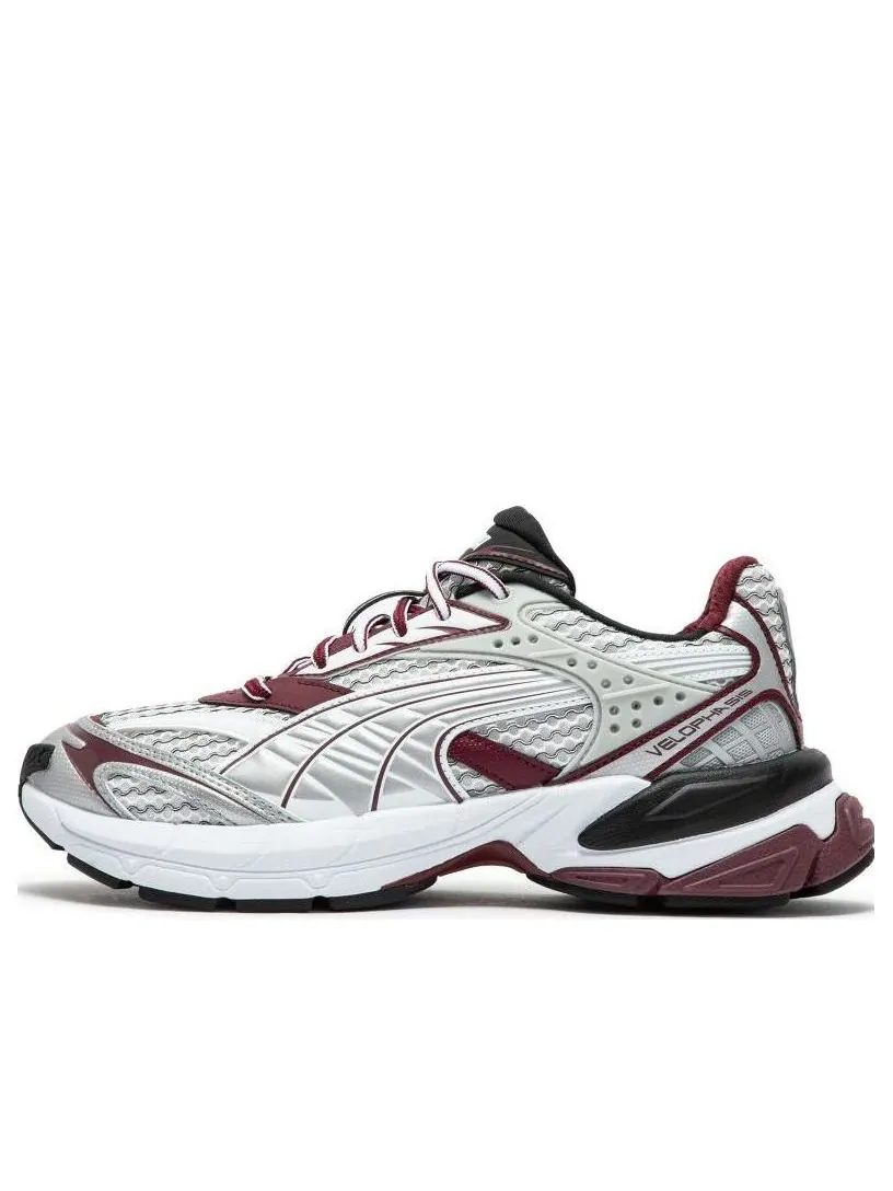 Кроссовки PUMA Velophasis Phased 'White Burgundy' 389365-08 — изображение 1 из 8, белый бордовый