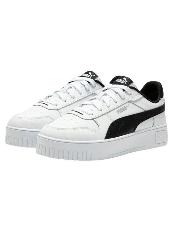 Кроссовки carina street 'white black' Puma — изображение 3 из 4, белый