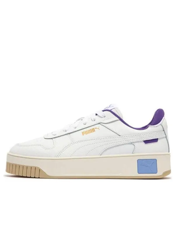 Кроссовки carina street 'white purple ivory' Puma — изображение 1 из 4, белый/фиолетовый