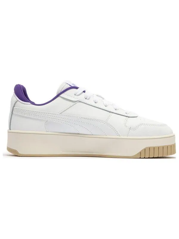 Кроссовки carina street 'white purple ivory' Puma — изображение 2 из 4, белый/фиолетовый