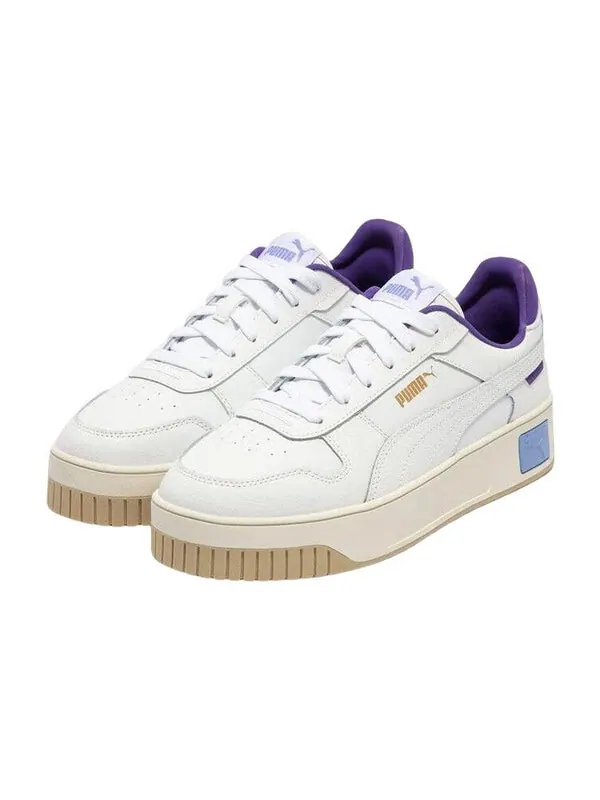 Кроссовки carina street 'white purple ivory' Puma — изображение 3 из 4, белый/фиолетовый