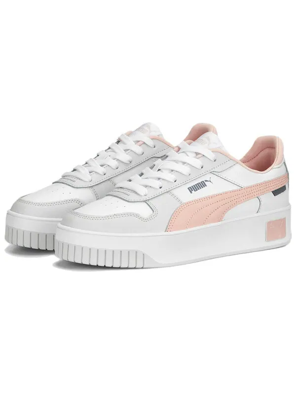 Кроссовки carina street 'white rose dust' Puma — изображение 3 из 4, белый/розовый/серый