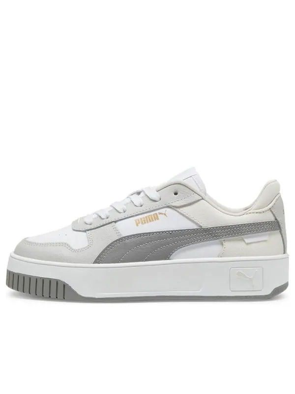Кроссовки carina street 'white grey' Puma — изображение 1 из 4, белый/серый