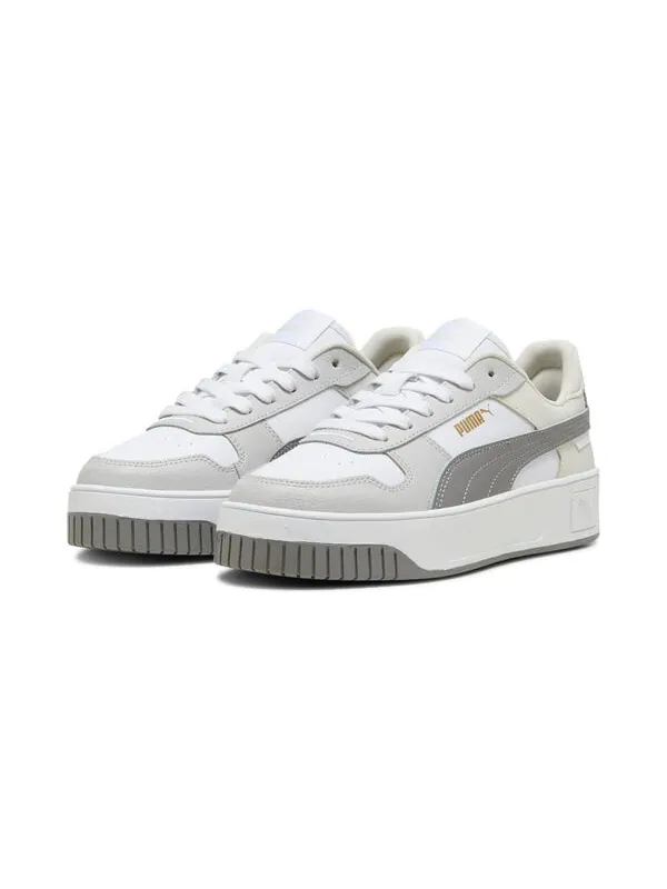 Кроссовки carina street 'white grey' Puma — изображение 3 из 4, белый/серый