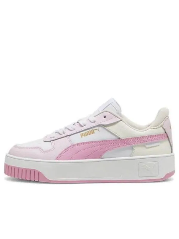 Кроссовки carina street shoes 'white pink' Puma — изображение 1 из 4, белый/розовый