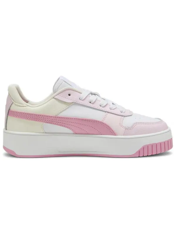Кроссовки carina street shoes 'white pink' Puma — изображение 3 из 4, белый/розовый