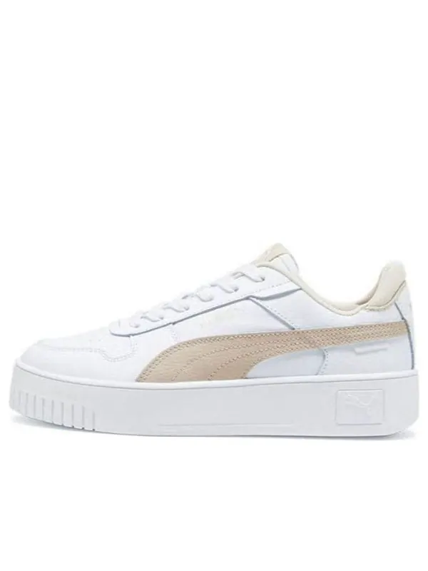 Кроссовки carina street shoes 'white beige' Puma — изображение 1 из 4, белый/бежевый