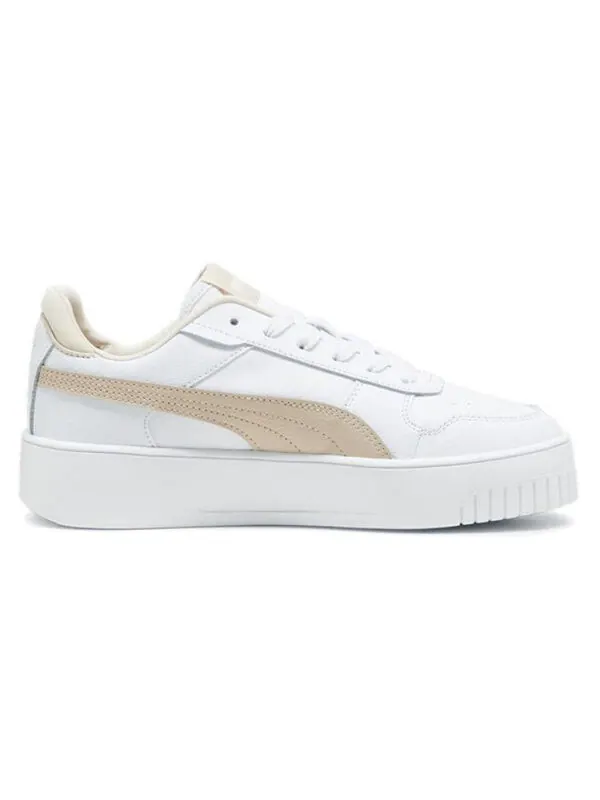 Кроссовки carina street shoes 'white beige' Puma — изображение 2 из 4, белый/бежевый