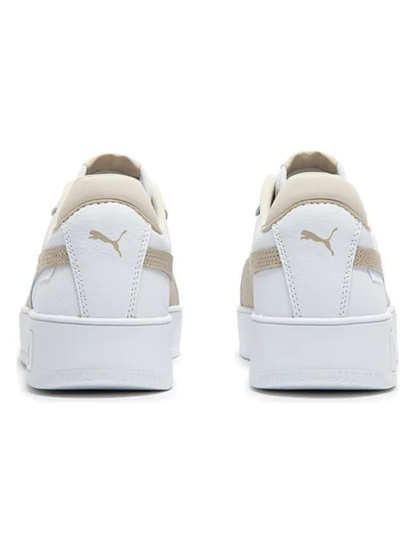 Кроссовки carina street shoes 'white beige' Puma — изображение 3 из 4, белый/бежевый
