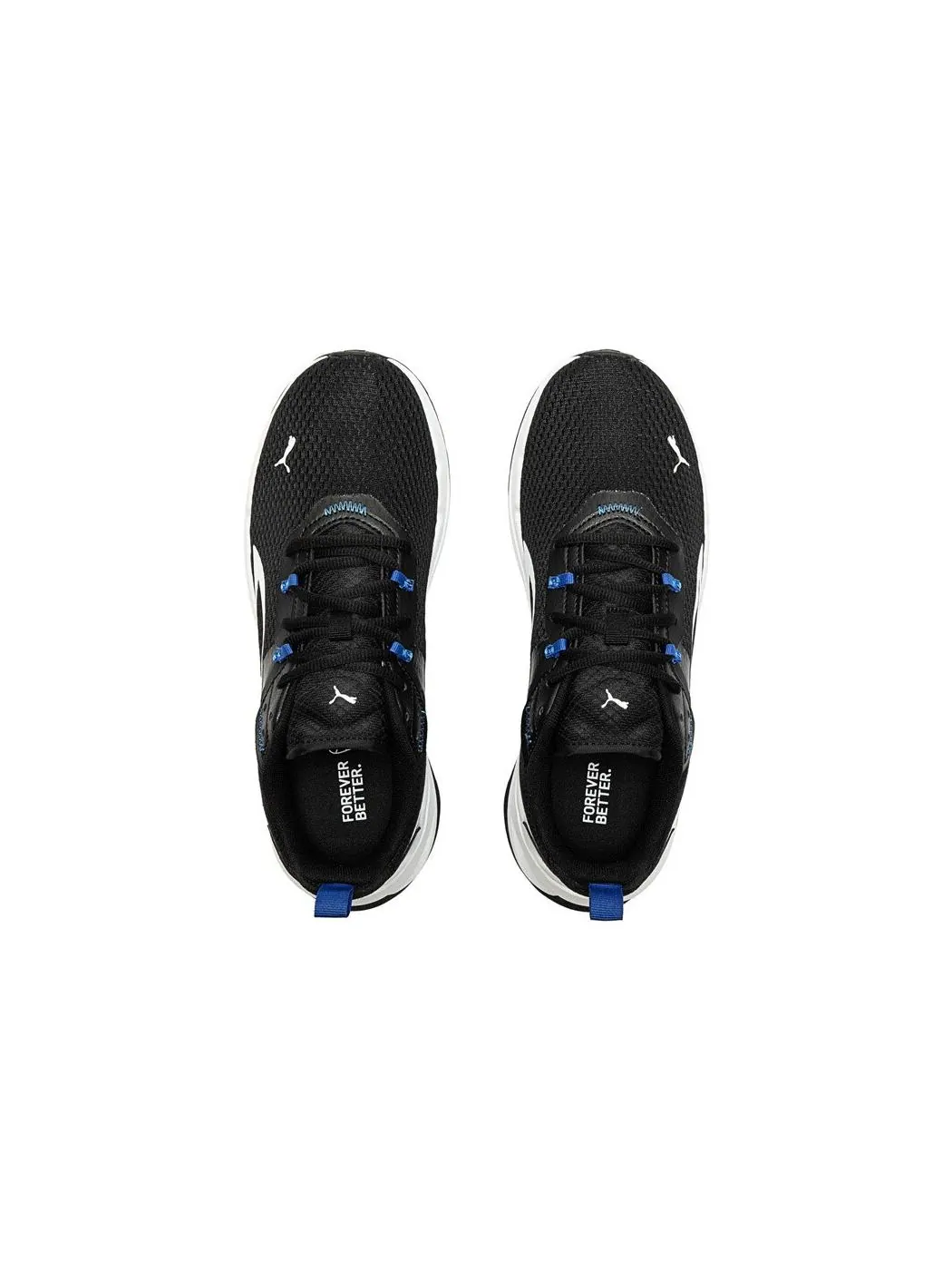 Кроссовки PUMA Stride 'Black White Royal Sapphire' 389422-01 — изображение 3 из 4, черный белый
