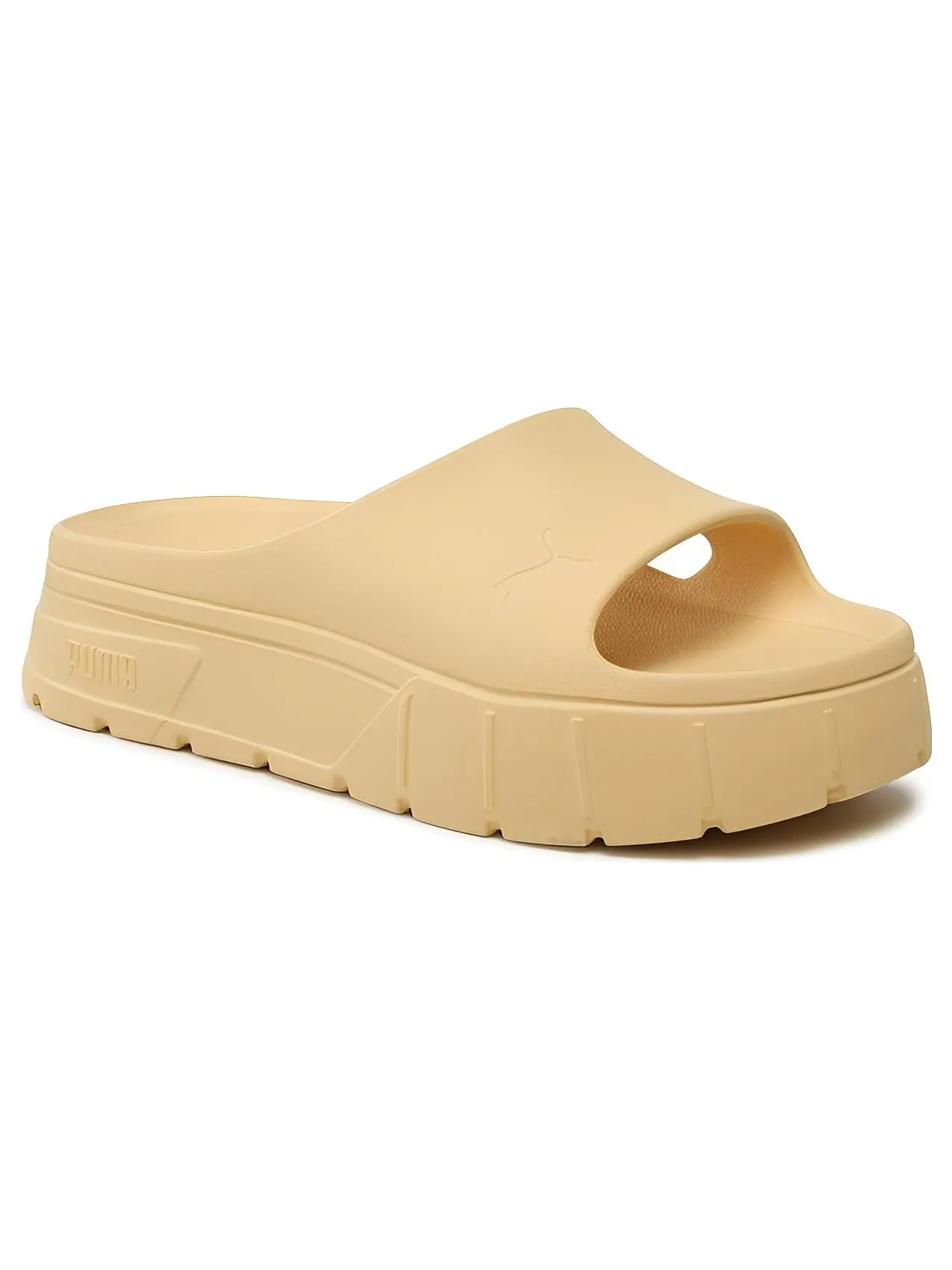 Слипоны (WMNS) PUMA Mayze Stack Injex Sandal 'Light Straw' 389454-03 — изображение 2 из 5, бежевый