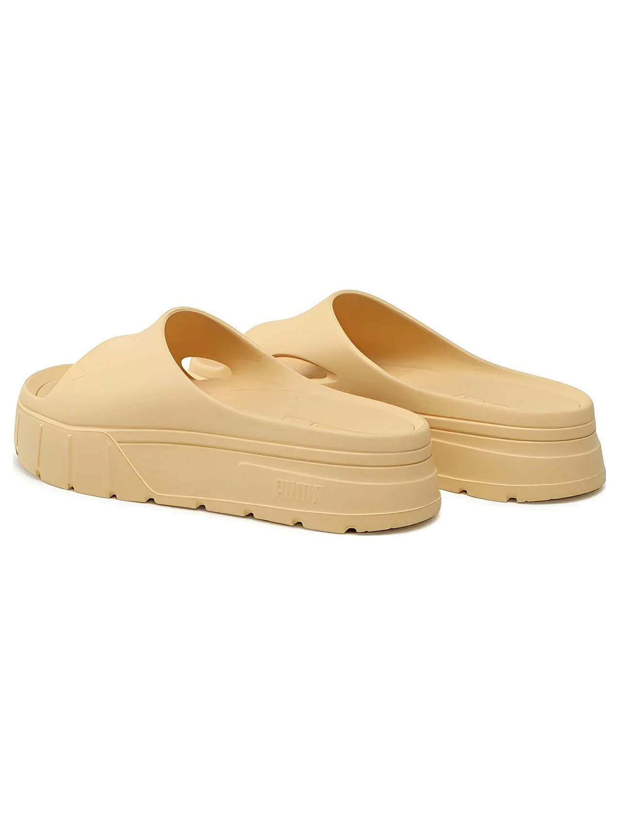 Слипоны (WMNS) PUMA Mayze Stack Injex Sandal 'Light Straw' 389454-03 — изображение 4 из 5, бежевый