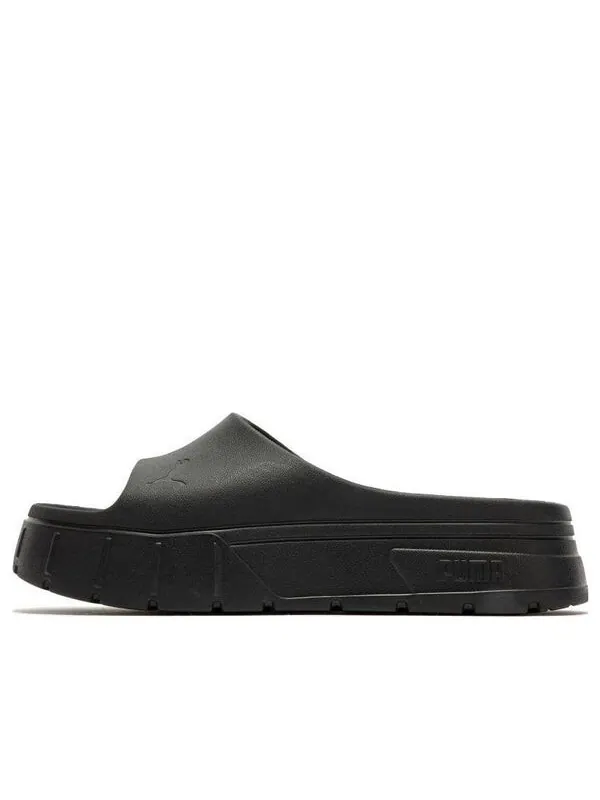 Тапочки mayze stack injex 'triple black' Puma — изображение 1 из 4, черный