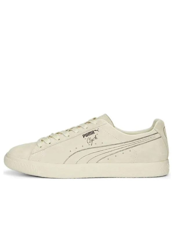 Кроссовки clyde no. 1 'frosted ivory' Puma — изображение 1 из 4, слоновая кость/серый