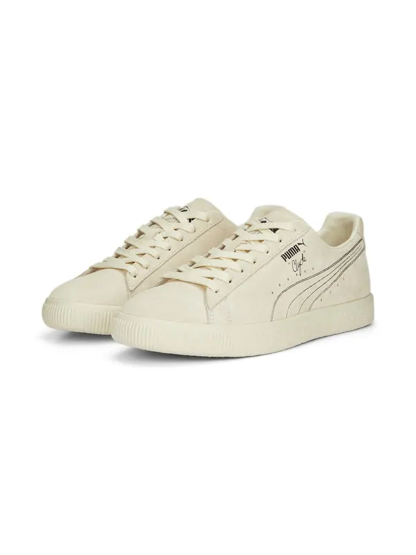 Кроссовки clyde no. 1 'frosted ivory' Puma — изображение 3 из 4, слоновая кость/серый