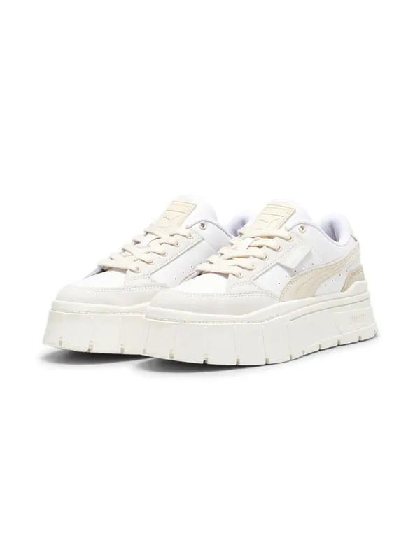 Кроссовки mayze stack luxe 'white alpine snow' Puma — изображение 3 из 4, белый