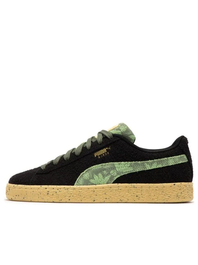 Кеды PUMA Suede Gentle Jungle 'Black Green' — изображение 1 из 6, черный