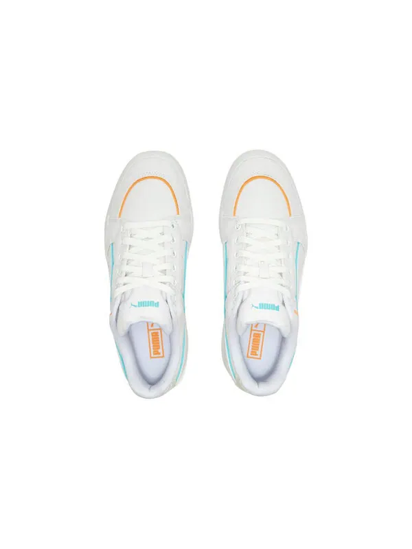 Кроссовки slipstream lo canvas 'warm white' Puma — изображение 4 из 4, белый-белый-синий