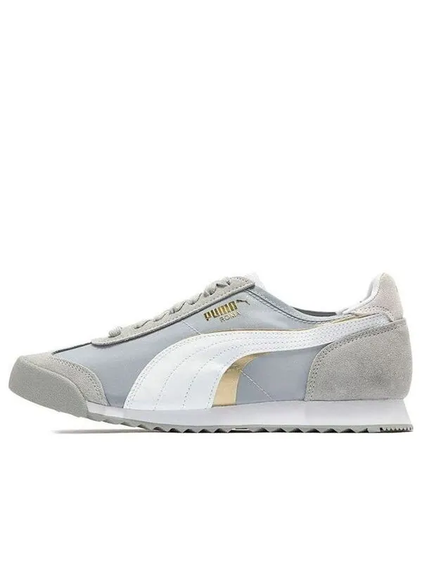 Кроссовки roma og nylon 'double fs - limestone' Puma — изображение 1 из 4, серый/белый/золотистый