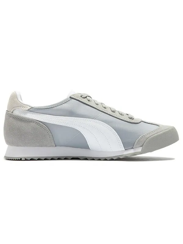 Кроссовки roma og nylon 'double fs - limestone' Puma — изображение 2 из 4, серый/белый/золотистый