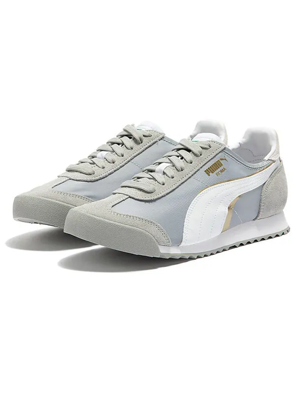Кроссовки roma og nylon 'double fs - limestone' Puma — изображение 3 из 4, серый/белый/золотистый