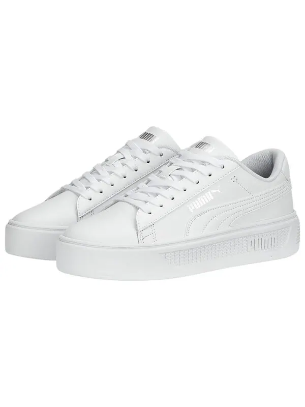 Кроссовки smash platform v3 'white' Puma — изображение 3 из 4, белый