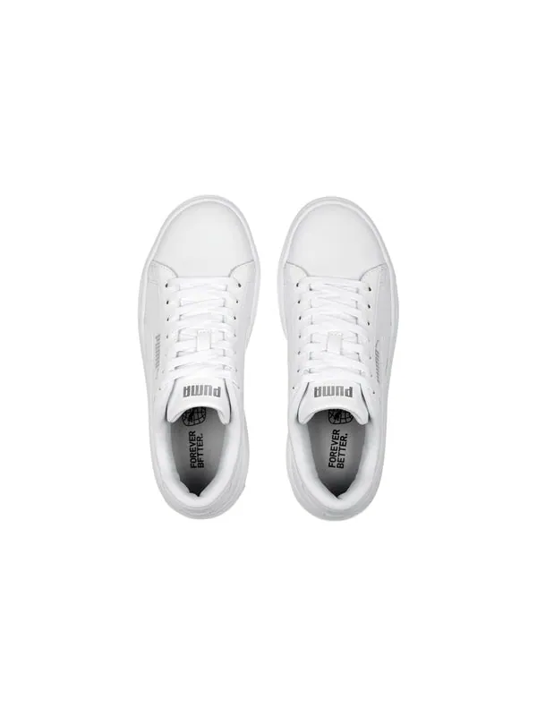 Кроссовки smash platform v3 'white' Puma — изображение 4 из 4, белый