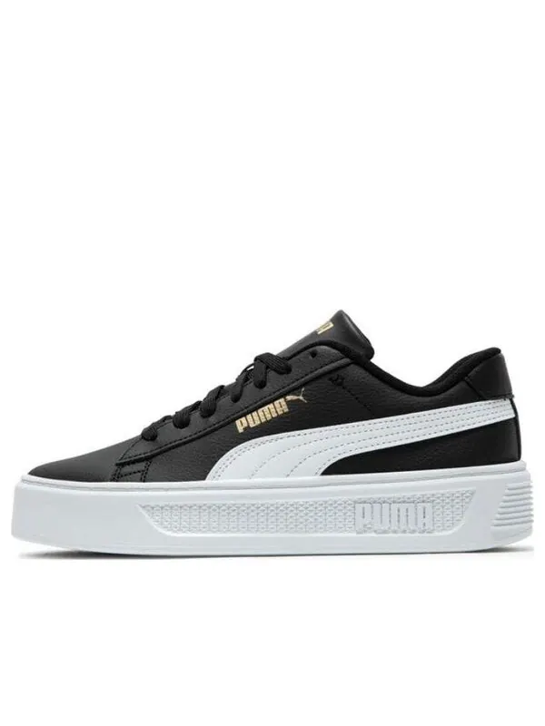 Кроссовки smash platform v3 sneakers 'black white' Puma — изображение 1 из 4, черный/белый